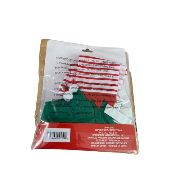 New Christmas House Elf Shoe Cover 2 count OSFM Green - Picture 4 of 4